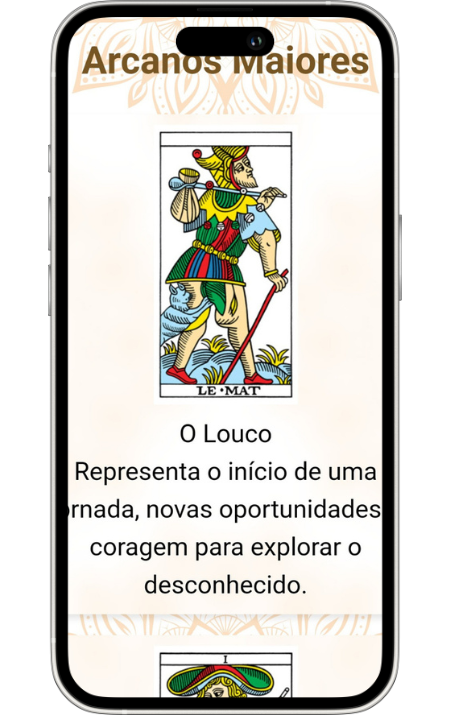 Tela do aplicativo